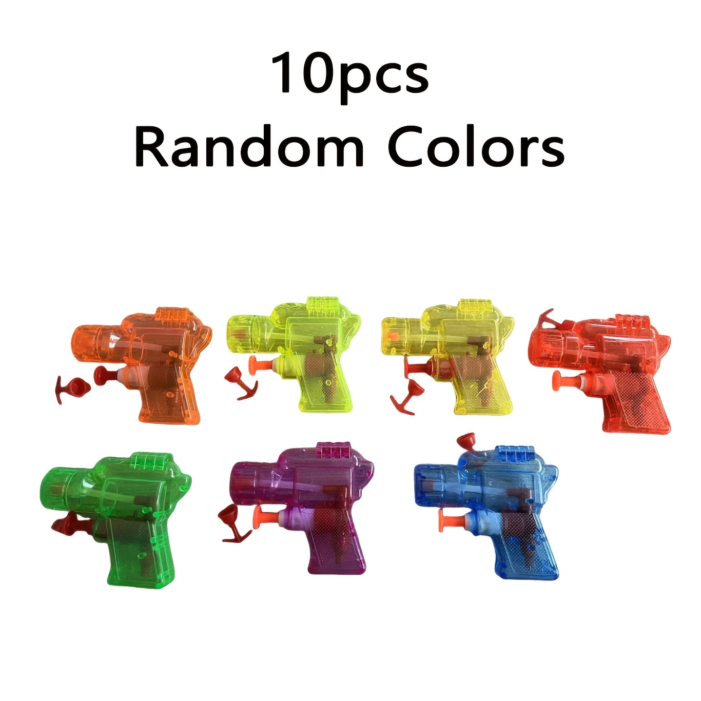 Party Games Kids Outdoor - 10 Peças de Mini Pistolas de