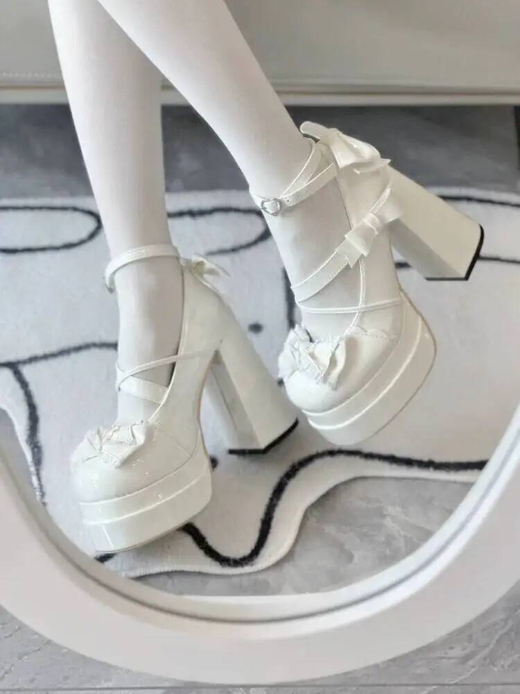 Party Games Cross Platform - Sapatos Mary Jane Plataforma Lolita com
