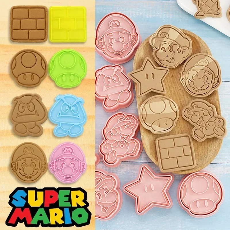 Party Games Mario - Cortador de Biscoitos Super Mario Bros,
