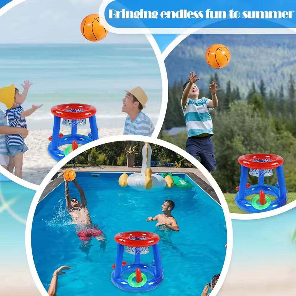 Jogo Inflável de Basquete e Ar - Ring Toss Outdoor avaliação e preço