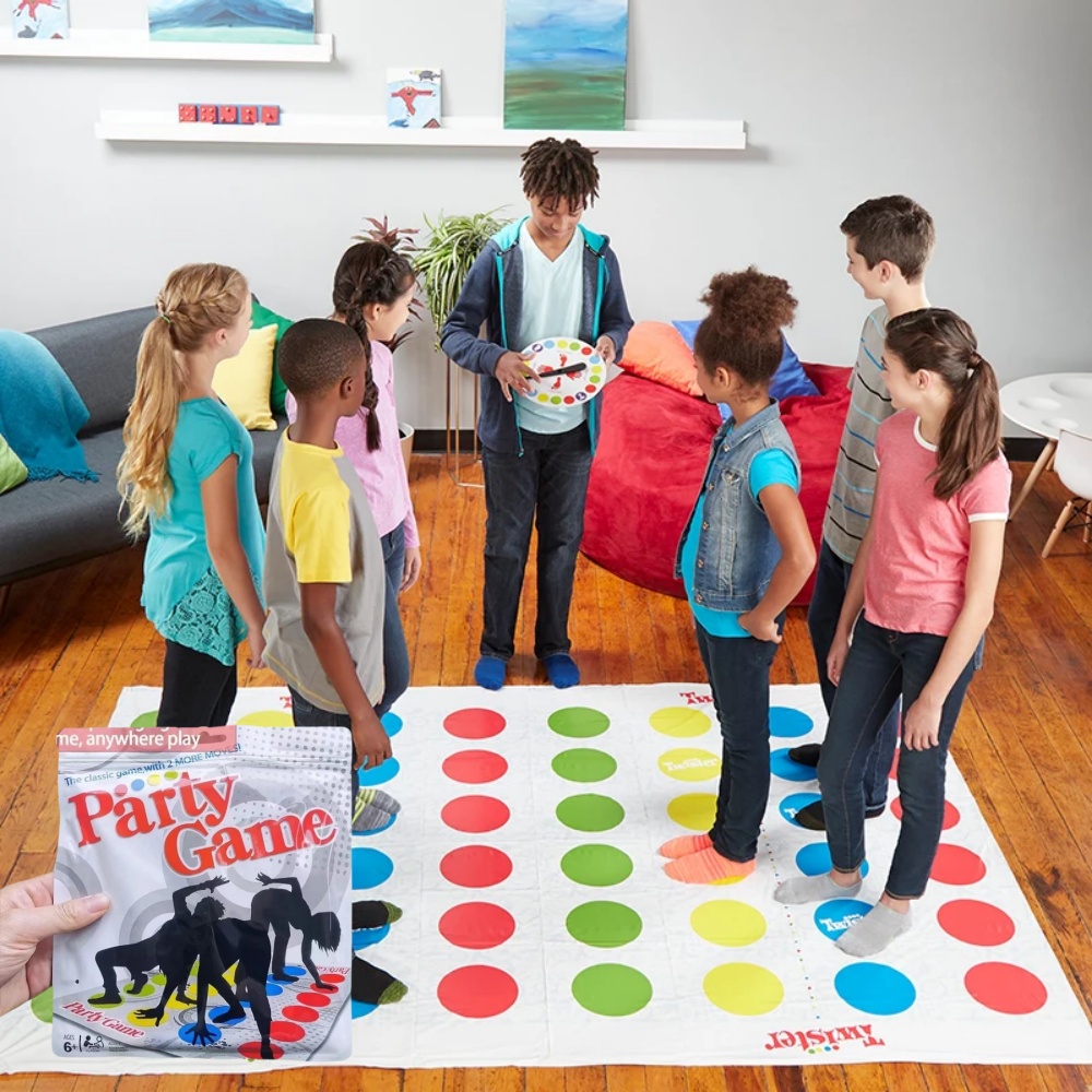 Twister Party Game - Família I - Party Games Adults Indoor avaliação e preço