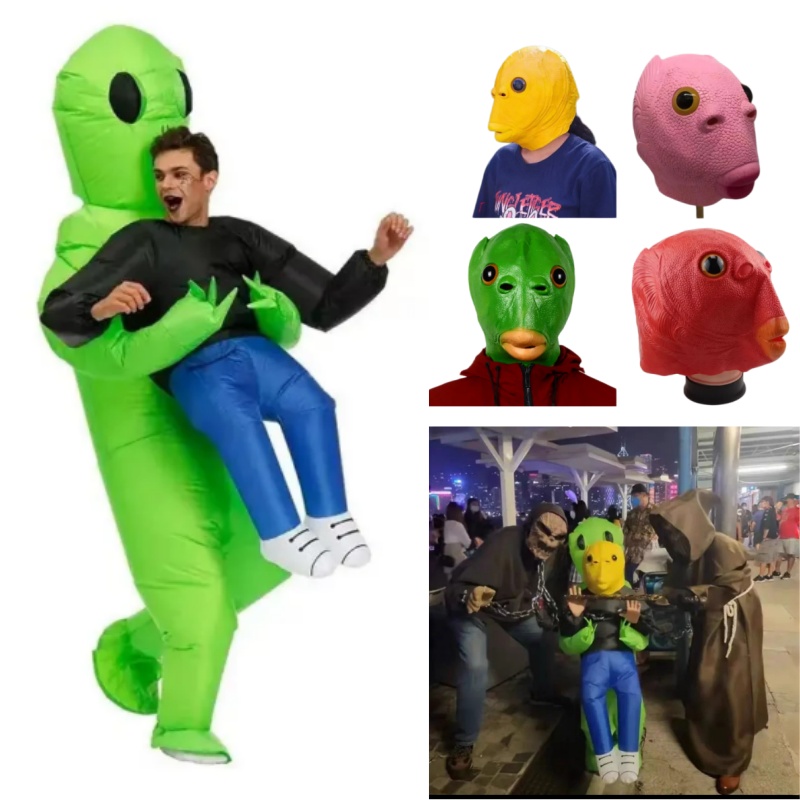 Fantasia inflável de alienígen - Party Games Adults Funny avaliação e preço