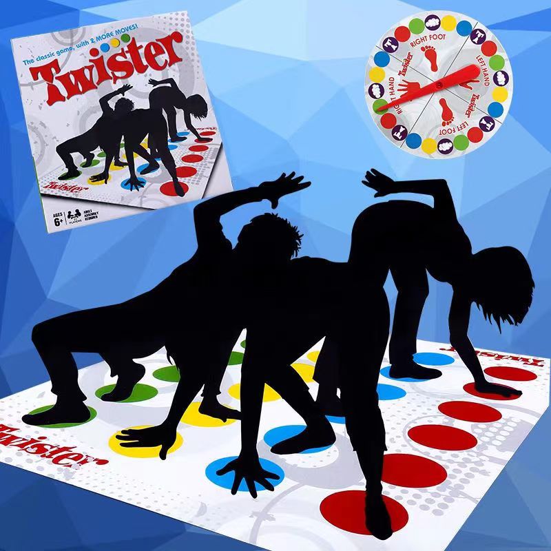 Twister inspirado tapete de da - Party Games Adults Indoor avaliação e preço
