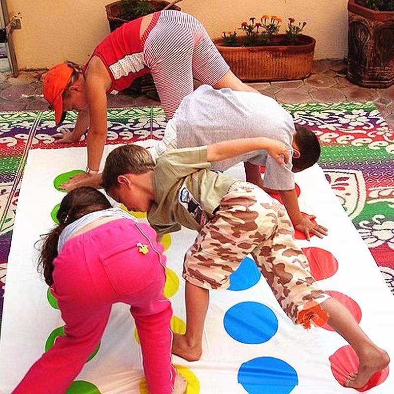 Twister inspirado tapete de da - Party Games Adults Indoor avaliação e preço
